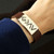 God Is Greater Than The Highs and Lows Engraved Leather Bracelet