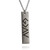 God is Greater Than the Highs and Lows - Stainless Steel Vertical Bar Necklace