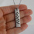 God is Greater Than the Highs and Lows - Stainless Steel Vertical Bar Necklace