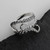 Sterling Silver Octopus Tentacles Wrap Ring, Sizes 6-10
