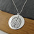 Brain Pendant Necklace - Engraved Sterling Silver Brain Pendant Necklace - Engraved Sterling Silver