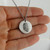 Custom Engraved Fingerprint Memorial Pendant Necklace - Stainless Steel Custom Engraved Fingerprint Memorial Pendant Necklace - Stainless Steel
