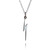 Lightning Bolt Necklace in Sterling Silver