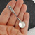 Traditional Salt or Mustard Spoon with Round Bowl - Sterling Silver