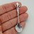 Fleur de lis Handle Salt or Mustard Spoon with Scalloped Bowl - Sterling Silver Fleur de lis Handle Salt or Mustard Spoon with Scalloped Bowl - Sterling Silver