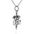 LPN Medical Caduceus Necklace - Sterling Silver
