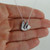 Textured Sloth Slider Necklace - Sterling Silver