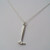 Hammer Charm Necklace - Sterling Silver