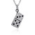 Domino Charm Necklace - 925 Sterling Silver