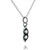 Two Peas In A Pod Charm Necklace in Sterling Silver