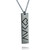 Love is Greater Than the Highs and Lows - Stainless Steel Vertical Bar Necklace