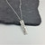 Love is Greater Than the Highs and Lows - Stainless Steel Vertical Bar Necklace