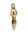 Fertility Goddess Charm - Natural Bronze