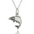 Salmon Charm Necklace - Sterling Silver