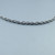 Stainless Steel 2mm Prince of Wales Anklet Chain, 9.5" + 2" Extension with Lobster Claw Clasp