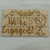 "We're Engaged Puzzle, Basswood" "We're Engaged Puzzle, Basswood"