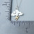 Sterling Silver Cloud Charm Necklace w/ Bronze Lightning Bolt