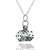 Tiny Pair of Dice Charm Necklace - Sterling Silver