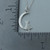 Moon w/ Kitty Silhouette Charm Necklace - Sterling Silver Moon w/ Kitty Silhouette Charm Necklace - Sterling Silver