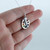 Artist Paint Palette Charm, Sterling Silver w/ Enamel Colors