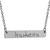 It Is What It Is Stainless Steel Bar Necklace