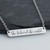 She Believed She Could... So She Did Double Sided Bar Necklace, Stainless Steel
