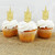 Unicorn Cupcake Toppers Set of 12 - Gold Mirror Acrylic Unicorn Cupcake Toppers Set of 12 - Gold Mirror Acrylic