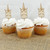 Unicorn Cupcake Toppers - Set of 12 - Wood
