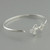 Anchor Bangle Bracelet w/ Latch, Sterling Silver
