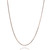 18" 0.9mm Rose Gold Plated Cable Chain Necklace - 925 Sterling Silver - Rolo Chain