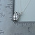 Grenade Charm Necklace - Sterling Silver Grenade Charm Necklace - Sterling Silver