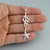 Coral with Dangling Starfish Necklace - Sterling Silver