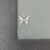 Butterfly Charm Holder Pendant Necklace, Sterling Silver Butterfly Charm Holder Pendant Necklace, Sterling Silver