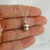 Tiny Acorn Charm Necklace, Sterling Silver Tiny Acorn Charm Necklace, Sterling Silver