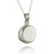 Small Round Locket, Sterling Silver