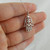 Hamsa Hand w/ Heart Necklace, Sterling Silver