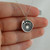 Ouroboros Snake Charm Necklace w/ Moon Phases, Sterling Silver Ouroboros Snake Charm Necklace w/ Moon Phases, Sterling Silver