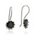 Dangling Sunflower Earrings, Sterling Silver