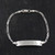 6" Baby or Toddler Figaro ID Bracelet - Sterling Silver