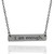 i am enough Stainless Steel Bar Necklace i am enough Stainless Steel Bar Necklace