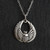 Small Scarab Beetle Charm Necklace, Sterling Silver