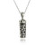 Mezuzah Pendant Necklace, Sterling Silver