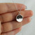 Mountain Charm Necklace w/ Moon Phase Cutouts, Sterling Silver Mountain Charm Necklace w/ Moon Phase Cutouts, Sterling Silver