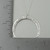 Hammered Crescent Moon Pendant Necklace, Sterling Silver Hammered Crescent Moon Pendant Necklace, Sterling Silver