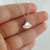 Small Flying Saucer Alien Spaceship Charm Necklace, Sterling Silver Small Flying Saucer Alien Spaceship Charm Necklace, Sterling Silver
