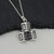Children's Baby Blocks Charm Necklace, Sterling Silver