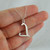 Script Letter L Charm Necklace, Sterling Silver