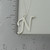 Script Letter N Charm Necklace, Sterling Silver