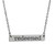 Redeemed - Engraved Bar Necklace, Stainless Steel