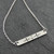 Semicolon ; with Heartbeat Bar Necklace, Stainless Steel, My Story Isn't Over Semicolon ; with Heartbeat Bar Necklace, Stainless Steel, My Story Isn't Over